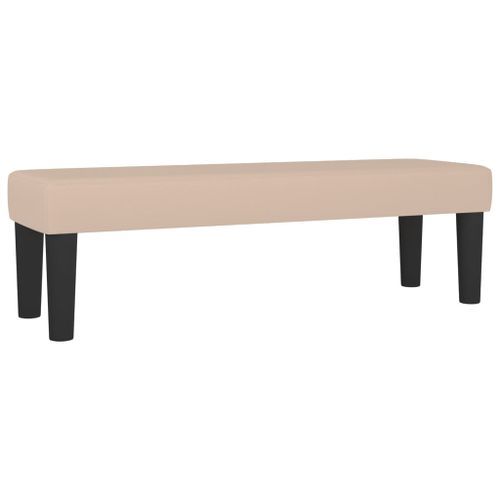 Banc Cappuccino 100x30x30 cm Similicuir - Photo n°2; ?>