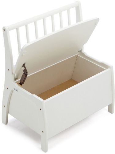 Banc coffre hêtre blanc Bambino - Photo n°2; ?>