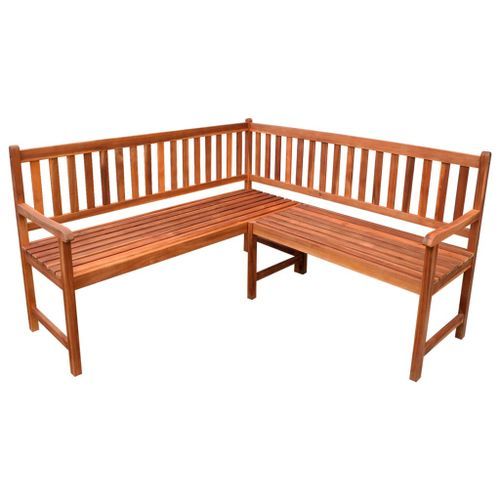 Banc d'angle de jardin avec coussins 150cm Bois d'acacia massif 12 - Photo n°2; ?>