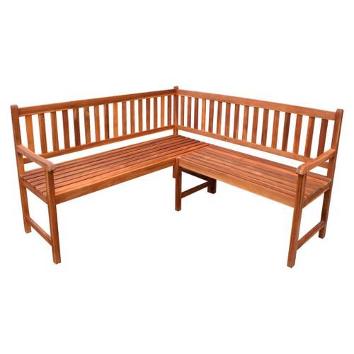 Banc d'angle de jardin avec coussins 150cm Bois d'acacia massif 7 - Photo n°2; ?>