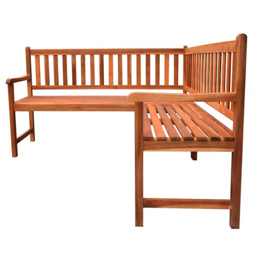 Banc d'angle de jardin avec coussins 150cm Bois d'acacia massif 5 - Photo n°3; ?>