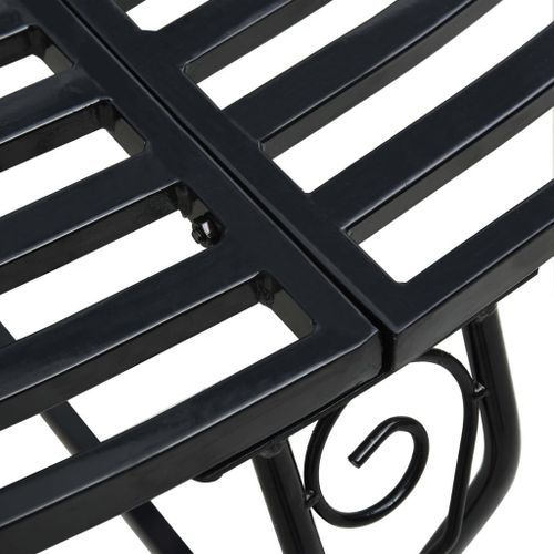 Banc d'arbre Rond Ø160 cm Acier - Photo n°2; ?>