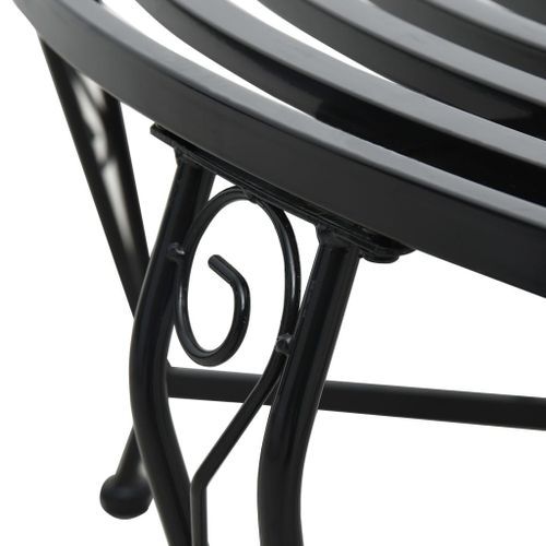 Banc d'arbre Rond Ø160 cm Acier - Photo n°3; ?>