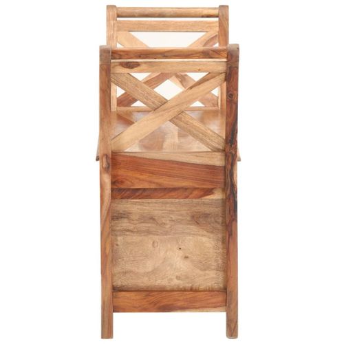 Banc D'entrée 103x33x72 Cm Bois Solide 23 Banc d'entrée 103x33x72 cm Bois solide - Photo n°3; ?>