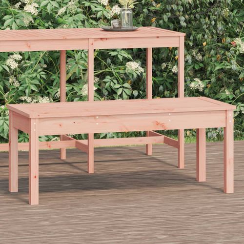 Banc de jardin 109x44x45 cm bois massif de douglas - Photo n°2; ?>