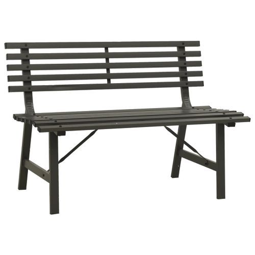 Banc De Jardin 110 Cm Acier Noir 14 Banc de jardin 110 cm Acier Noir - Photo n°2; ?>