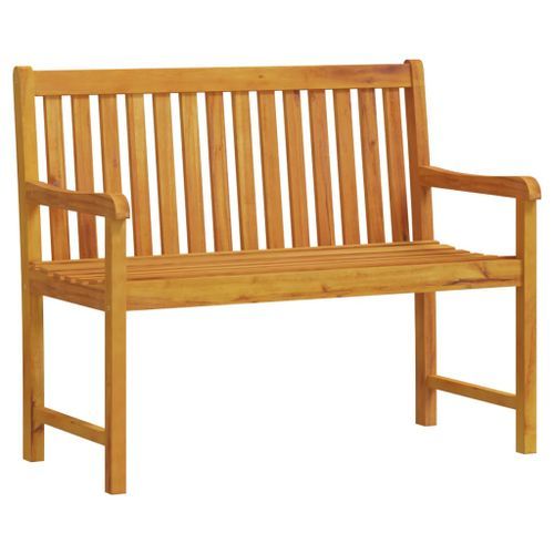 Banc de jardin 110 cm Bois d'acacia solide - Photo n°2; ?>