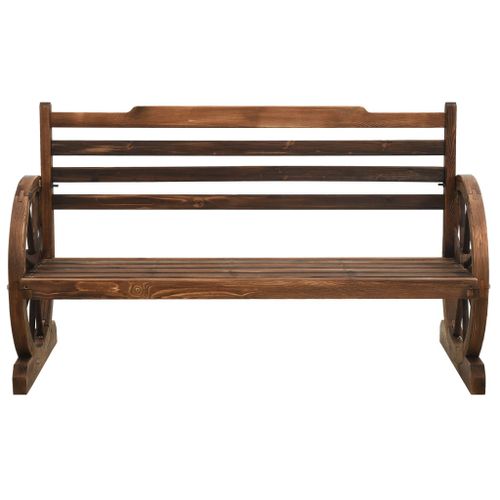 Banc de jardin 112 cm Bois de sapin massif - Photo n°2; ?>