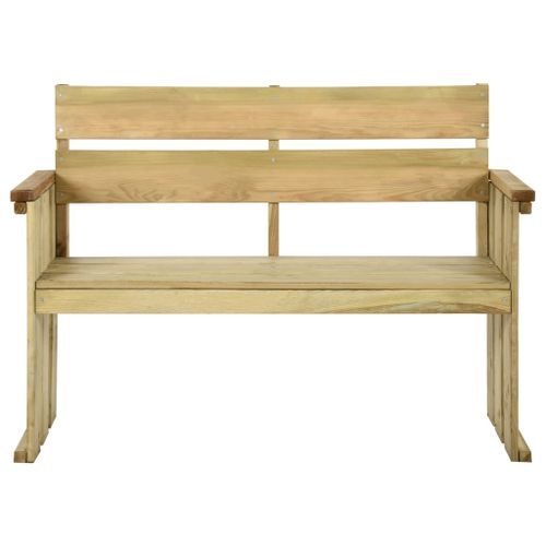 Banc de jardin 121 cm Bois de pin imprégné - Photo n°2; ?>