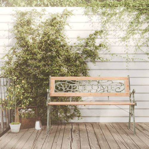 Banc de jardin 122 cm Bois de sapin massif - Photo n°3; ?>