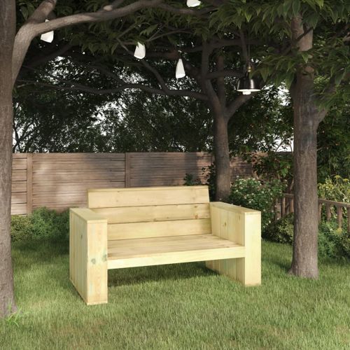 Banc de jardin 139 cm Bois de pin imprégné - Photo n°2; ?>