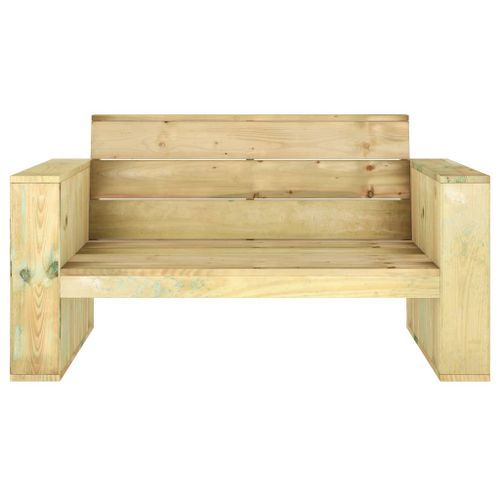 Banc de jardin 139 cm Bois de pin imprégné - Photo n°3; ?>