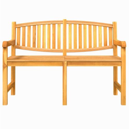 Banc de jardin 149,5x60x90 cm bois de teck solide - Photo n°3; ?>