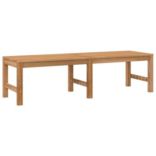 Banc de jardin 150 cm bois de teck massif - Photo n°2; ?>