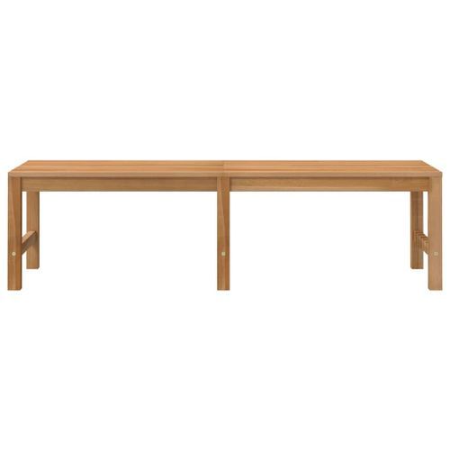 Banc de jardin 150 cm bois de teck massif - Photo n°3; ?>