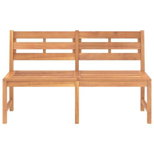 Banc de jardin 150 cm bois de teck massif - Photo n°3; ?>