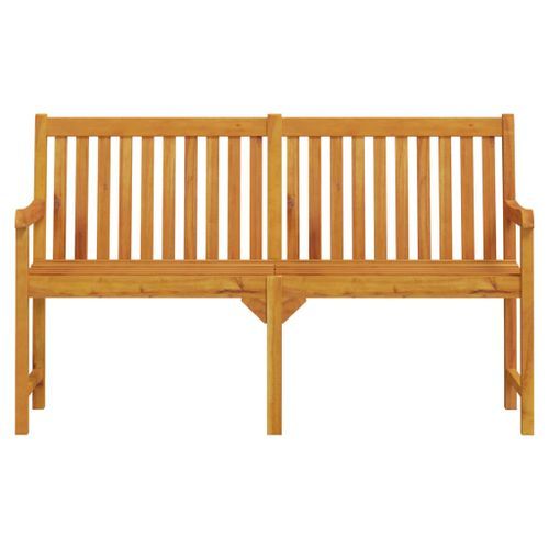 Banc de jardin 150 cm Bois solide d'acacia - Photo n°3; ?>