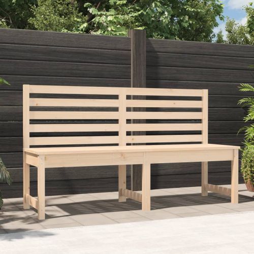 Banc de jardin 157,5 cm bois massif de pin - Photo n°2; ?>