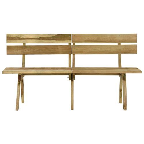 Banc de jardin 160 cm Bois de pin imprégné - Photo n°2; ?>