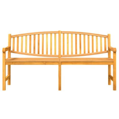 Banc de jardin 179,5x60x90 cm bois de teck solide - Photo n°3; ?>