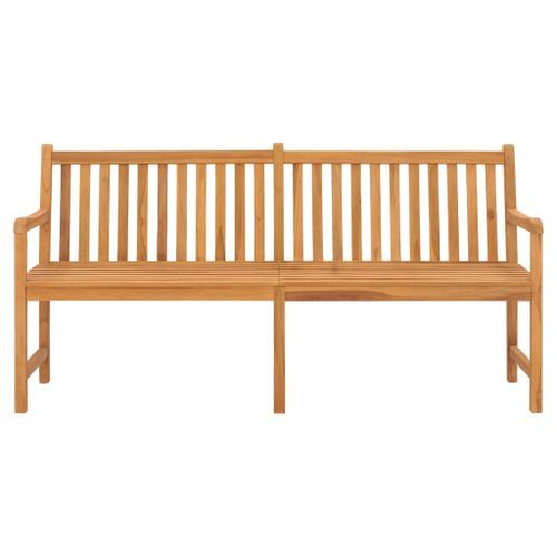 Banc de jardin 180 cm Bois de teck solide - Photo n°2; ?>