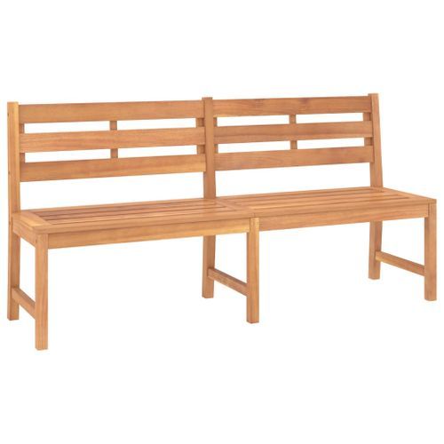 Banc de jardin 180 cm bois de teck solide - Photo n°2; ?>