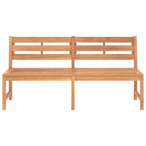 Banc de jardin 180 cm bois de teck solide - Photo n°3; ?>