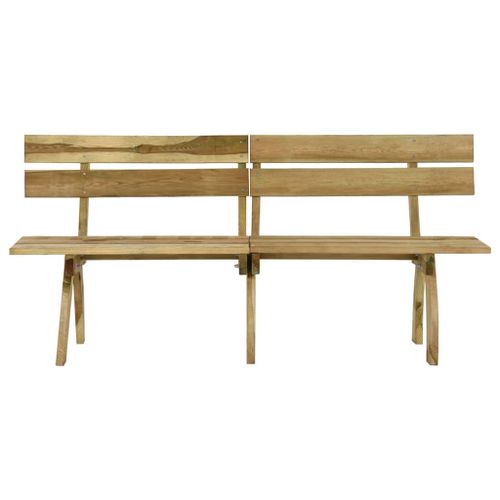 Banc de jardin 220 cm Bois de pin imprégné - Photo n°2; ?>
