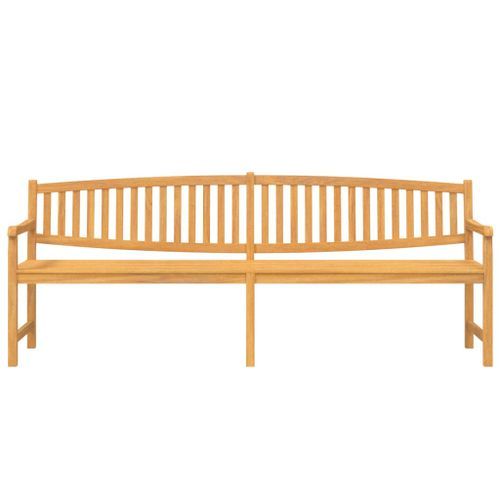 Banc de jardin 228x59,5x90 cm bois de teck solide - Photo n°3; ?>