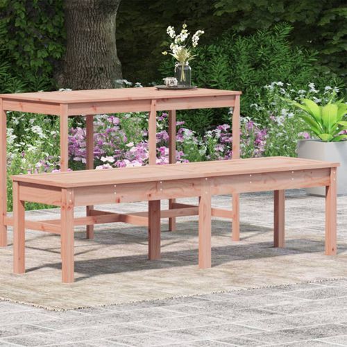 Banc de jardin à 2 places 159,5x44x45 cm bois massif de douglas - Photo n°3; ?>