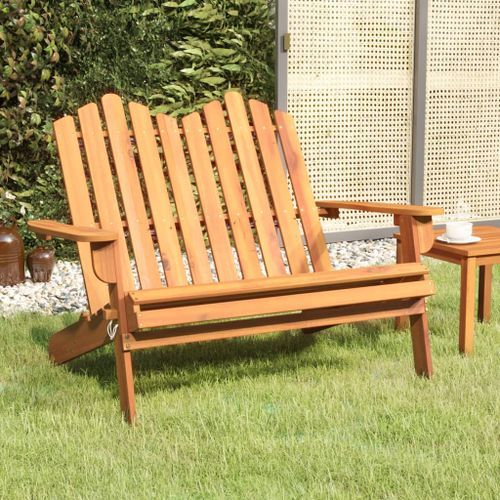 Banc de jardin Adirondack 126 cm bois massif d'acacia - Photo n°2; ?>