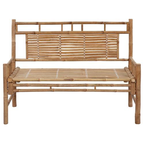 Banc de jardin avec coussin 120 cm Bambou 11 - Photo n°3; ?>