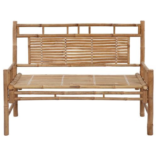 Banc de jardin avec coussin 120 cm Bambou 27 - Photo n°3; ?>