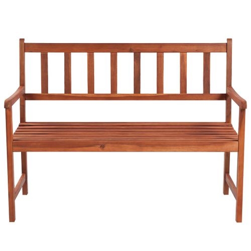 Banc de jardin avec coussin 120 cm Bois d'acacia massif 36 - Photo n°3; ?>