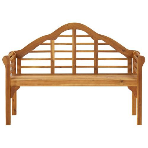 Banc de jardin avec coussin 135 cm Bois d'acacia massif 6 - Photo n°3; ?>