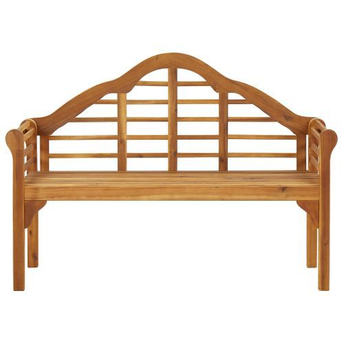 Banc de jardin avec coussin 135 cm Bois d'acacia massif 2 - Photo n°3; ?>