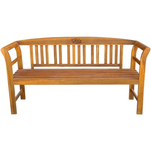 Banc de jardin avec coussin 157 cm Bois d'acacia massif 12 - Photo n°3; ?>