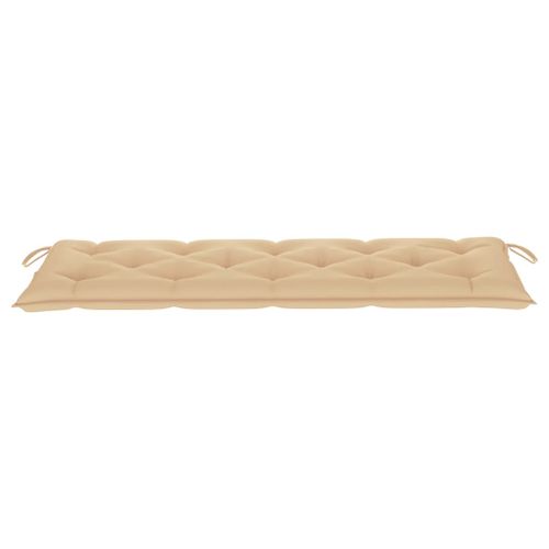 Banc De Jardin Avec Coussin Beige 150 Cm Bois De Teck Massif 4 21 Banc de jardin avec coussin beige 150 cm Bois de teck massif 4 - Photo n°3; ?>