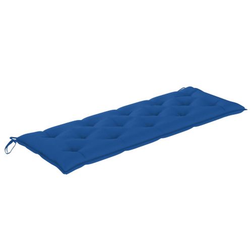 Banc De Jardin Avec Coussin Bleu 150 Cm Bois De Teck Massif 2 20 Banc de jardin avec coussin bleu 150 cm Bois de teck massif 2 - Photo n°2; ?>