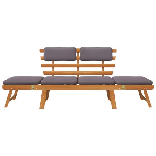 Banc De Jardin Avec Coussins 2-en-1 190 Cm Bois Solide D'acacia 7 19 Banc de jardin avec coussins 2-en-1 190 cm Bois solide d'acacia 7 - Photo n°3; ?>