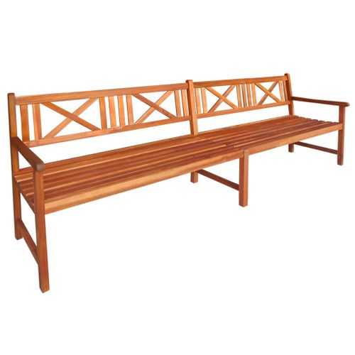 Banc de jardin avec coussins 240 cm Bois d'acacia solide 4 - Photo n°2; ?>