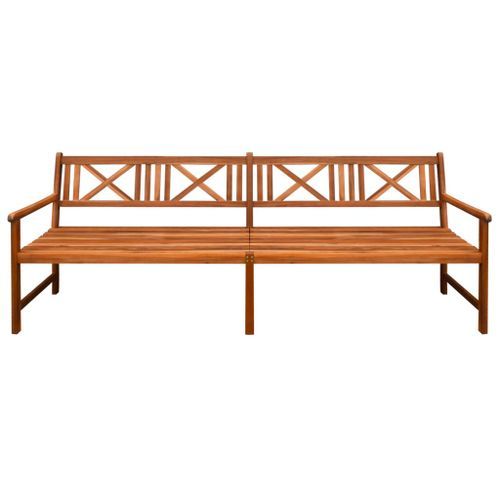 Banc De Jardin Avec Coussins 240 Cm Bois Solide D'acacia 15 19 Banc de jardin avec coussins 240 cm Bois solide d'acacia 15 - Photo n°3; ?>