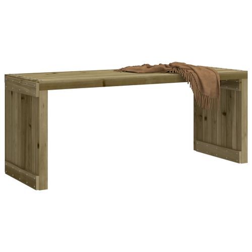 Banc de jardin extensible 212,5x40,5x45 cm bois de pin imprégné - Photo n°3; ?>