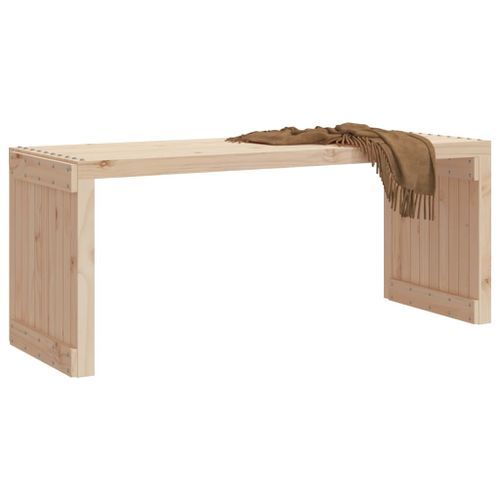 Banc de jardin extensible 212,5x40,5x45 cm bois massif de pin - Photo n°3; ?>