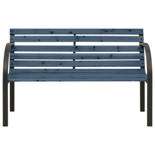 Banc de jardin pour enfants 81 cm Bois de pin chinois Gris - Photo n°2; ?>