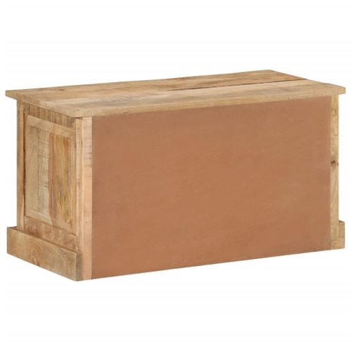 Banc de rangement de chaussures 85x40x45 cm Bois de manguier - Photo n°3; ?>