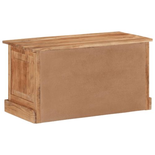 Banc de rangement de chaussures 85x40x45cm Bois d'acacia massif - Photo n°3; ?>