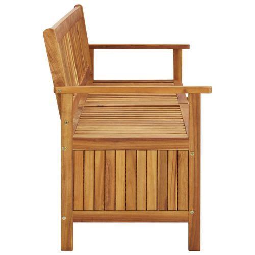 Banc De Rangement De Jardin 170 Cm Bois D'acacia Solide 19 Banc de rangement de jardin 170 cm Bois d'acacia solide - Photo n°3; ?>