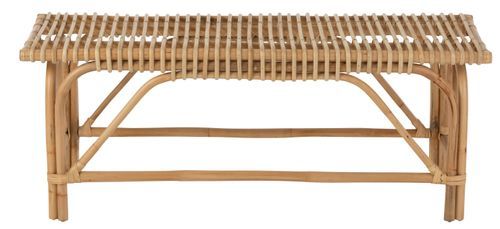 Banc en rotin naturel Ano L 120 cm - Photo n°2; ?>