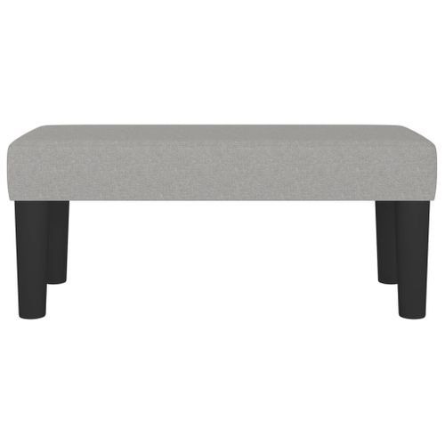 Banc Gris clair 70x30x30 cm Tissu - Photo n°3; ?>